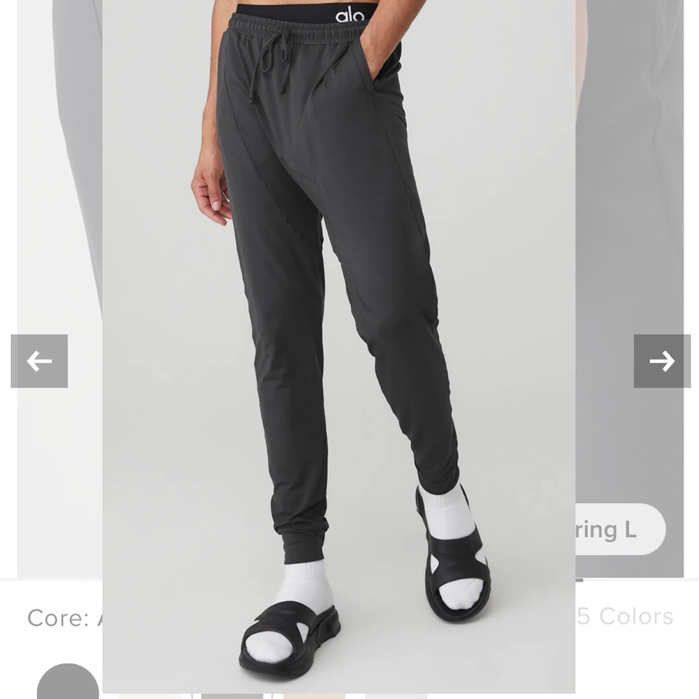 ALO Yoga Men’s Pants (XL) Grey